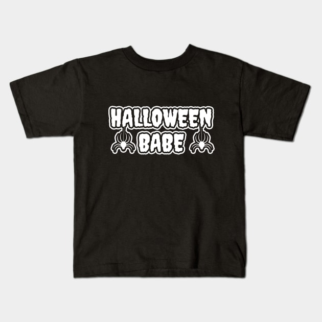 Halloween Babe Kids T-Shirt by LunaMay